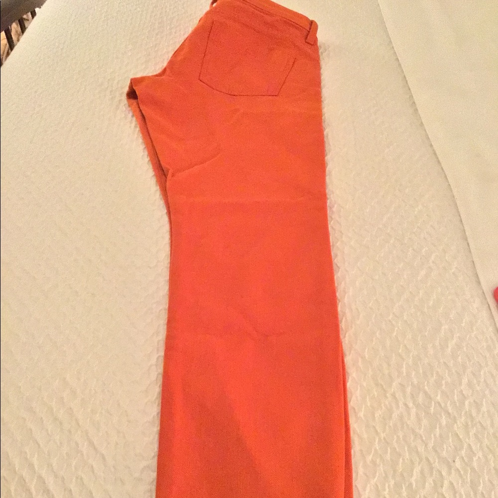 BR skinny orange pants